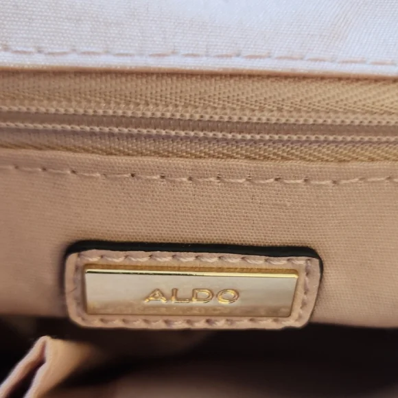 Aldo Glittering Pink Mini Bag with Plush Charm - Picture 2 of 14